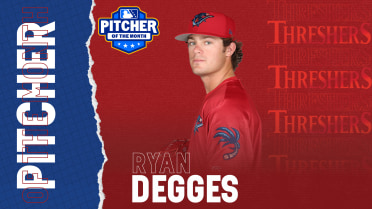 Ryan Degges Named Florida State League Pitcher of the Month