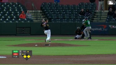 Luis Sanchez strikes out swinging. Junior Garcia to 3rd. Junior Garcia steals (1) 2nd base. Joe Olsavsky steals (2) home. Junior Garcia advances to 3rd, on a throwing error by second baseman DJ Layton.