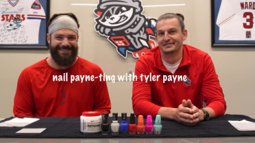 Learn why Tyler Payne paints his nails as catcher
