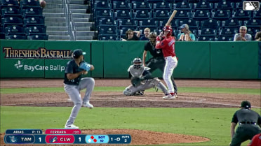 Matthew Ferrara singles on a fly ball to center fielder Brando Mayea. Alirio Ferrebus scores. Will Vierling to 2nd.