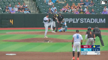 Luiyin Alastre singles on a ground ball to left fielder Esmil Valencia. Tyler Rodriguez scores.