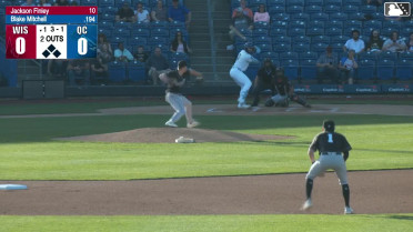 Blake Mitchell homers (4) on a line drive to center field.