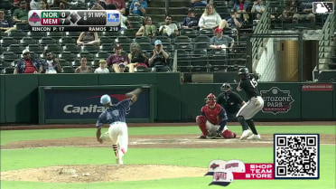 Bryan Ramos homers (5) on a fly ball to center field.