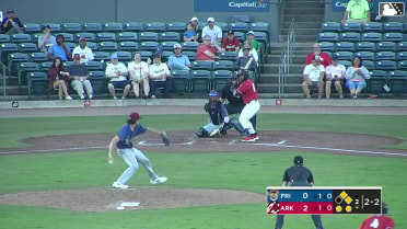 Michael Arroyo singles on a fly ball to left fielder Keith Jones II. J.T. Arruda scores. Blake Rambusch to 3rd.