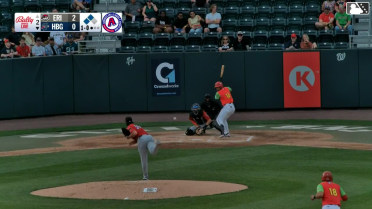 Luke Taggart Ball to Kervin Pichardo