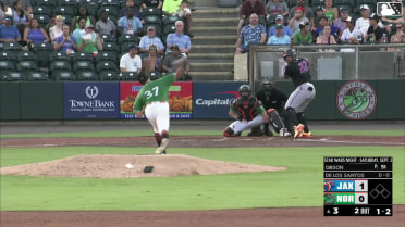 Deyvison De Los Santos homers (20) on a fly ball to left field.