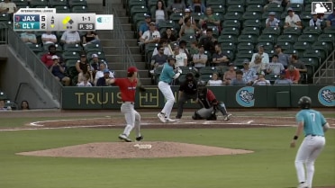 Dustin Harris grounds out, first baseman Deyvison De Los Santos to pitcher Brandon White. Braden Montgomery scores. Jacob Gonzalez to 3rd.