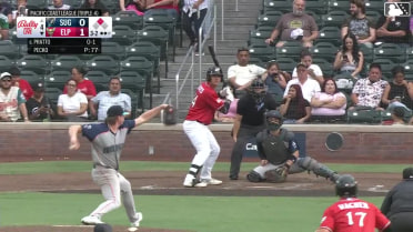 Nick Pratto singles on a line drive to left fielder Trenton Brooks. Will Wagner scores.