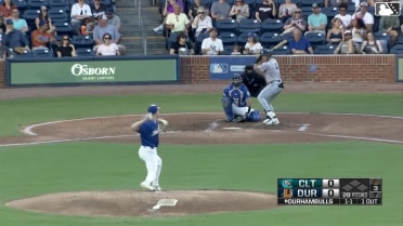 Dru Baker homers (7) on a fly ball to left center field.