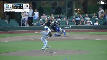 Jeimer Candelario homers (7) on a fly ball to right field. Pablo Reyes scores.