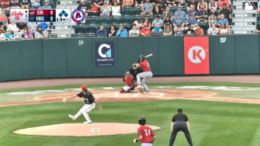 Justice Bigbie doubles (13) on a sharp line drive to left fielder T.J. White. Seth Stephenson scores. Peyton Graham scores. Chris Meyers to 3rd.