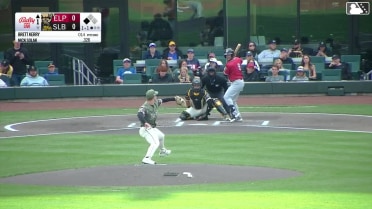Nick Solak singles on a ground ball to center fielder Nelson Rada. Samad Taylor scores.