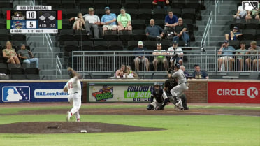 Cody Miller homers (4) on a fly ball to left field. Eric Hartman scores. Dixon Williams scores.