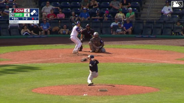 Zach Kokoska reaches on a fielder's choice, fielded by second baseman Connor McGinnis.