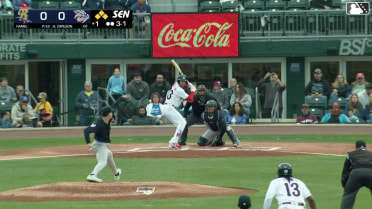 Dylan Carlson walks. Steward Berroa scores. Felix Reyes to 3rd. Carter Kieboom to 2nd.