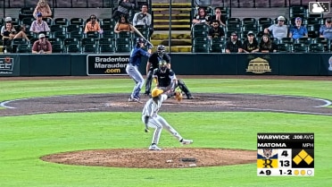David Matoma In play, run(s) to Jude Warwick