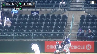 Yassel Soler homers (3) on a line drive to left field. Trent Youngblood scores.