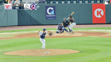 E.J. Exposito homers (5) on a fly ball to right field.