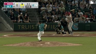 Joshua Báez homers (2) on a fly ball to left center field. Bligh Madris scores. César Prieto scores.