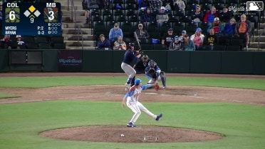 Braylon Myers In play, run(s) to Brooks Bryan
