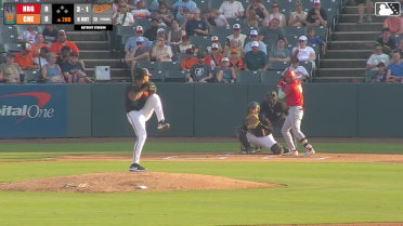 Kervin Pichardo homers (10) on a fly ball to right center field.
