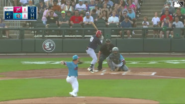 Alex Binelas singles on a ground ball to right fielder DJ Gladney. Bryan Rincon scores.