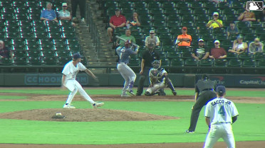 Keith Jones II singles on a line drive to left fielder Zach Dezenzo. Orlando Martinez scores. John Taylor to 2nd.