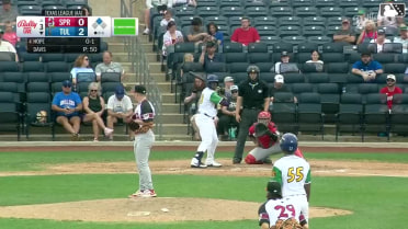 Zyhir Hope hammers a two-run homer