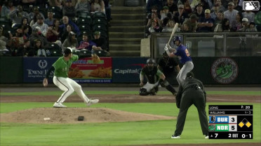 Carson Williams doubles (7) on a sharp line drive to right fielder Johnathan Rodríguez. Brock Jones scores. Austin Slater scores.