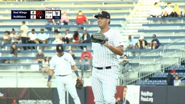 Zac Houston strikes out all six batter he faces
