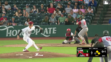 Lamar King Jr. singles on a line drive to left fielder Jaron Elkins. Alex McCoy scores. Luke Cantwell to 2nd.
