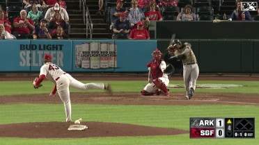 Tyler Locklear hits a solo home run