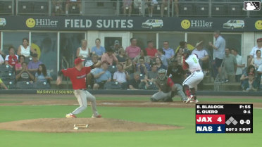 Jeferson Quero homers (10) on a fly ball to left center field.