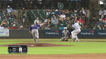 James Nelson homers (5) on a fly ball to right field.