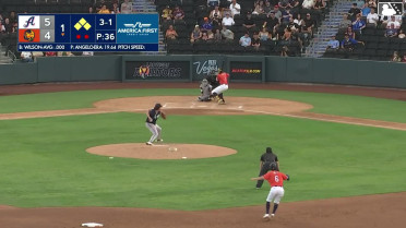 Jacob Wilson walks. Bryan Lavastida scores. Drew Swift to 3rd. Brayan Buelvas to 2nd.
