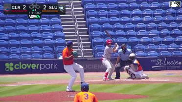 Juan Villavicencio homers (6) on a fly ball to left field.