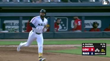 Jackson Chourio's hard-hit double 