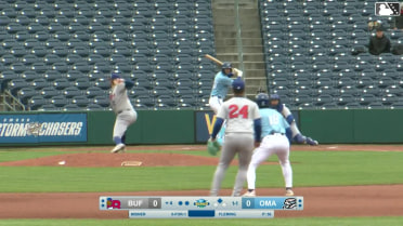 Kameron Misner singles on a ground ball to center fielder RJ Schreck. Michael Massey scores.