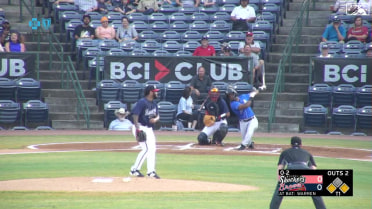 Luis De Avila delivers his first strikeout of six 