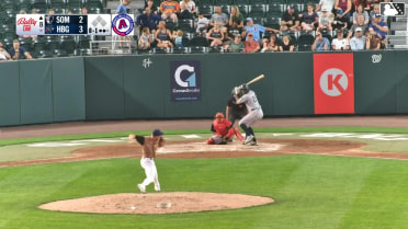 DJ Gladney homers (8) on a fly ball to right field. Nicholas Torres scores.