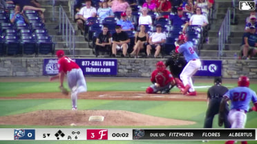 Juan Cruz grounds into a double play, shortstop Jake Berkland to second baseman Efren Teran to first baseman Grayson Fitzwater. Gavin Fien out at 2nd. Juan Cruz out at 1st.