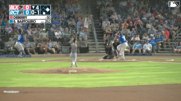 Jaron DeBerry In play, run(s) to Caleb Bartolero