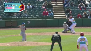 Kodey Shojinaga out on a sacrifice fly to center fielder John Bay. John Spikerman scores. Brady Day to 3rd.