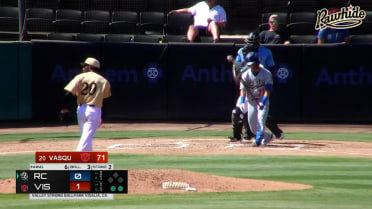 Daury Vasquez strikes out seven batters