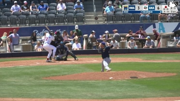 Ben McLaughlin singles on a line drive to right fielder Sam Kulasingam. Manuel Pena scores.