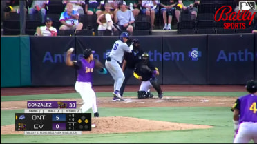 Ching-Hsien Ko strikes out swinging and Mairoshendrick Martinus caught stealing 2nd, catcher Ivan Luciano to shortstop Eliesbert Alejos to catcher Ivan Luciano.