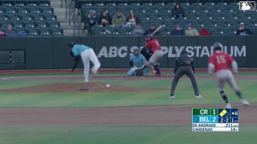 Danny De Andrade singles on a line drive to left fielder Dillon Head. Brandon Winokur scores. Jacob McCombs scores. Danny De Andrade out at 2nd on the throw, left fielder Dillon Head to third baseman Juan Matheus to second baseman Chase Jaworsky.