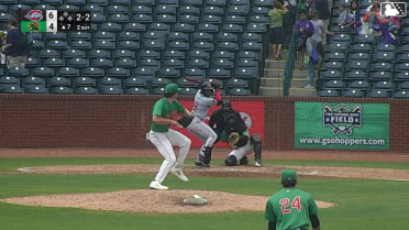 Yophery Rodriguez homers (8) on a fly ball to right center field.