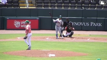 Juan Matheus' two-run home run