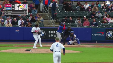 Jonatan Clase strikes out swinging and Ryan McCarty caught stealing 2nd, catcher Ben Rortvedt to shortstop Jackson Cluff to catcher Ben Rortvedt.
